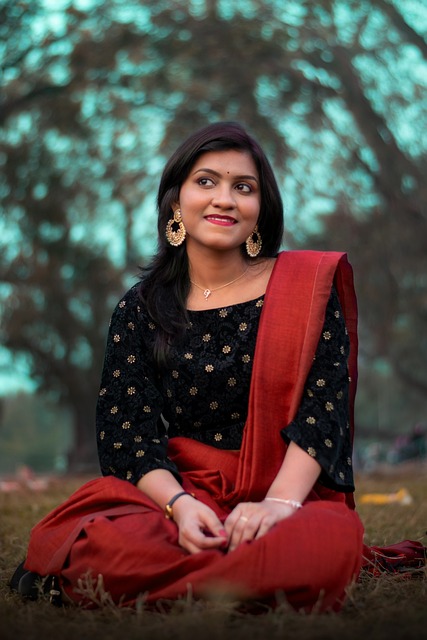woman, saree, model, fashion, red saree, sari, dress, clothing, glamour, girl, smile, pose, portrait, saree, saree, saree, saree, saree